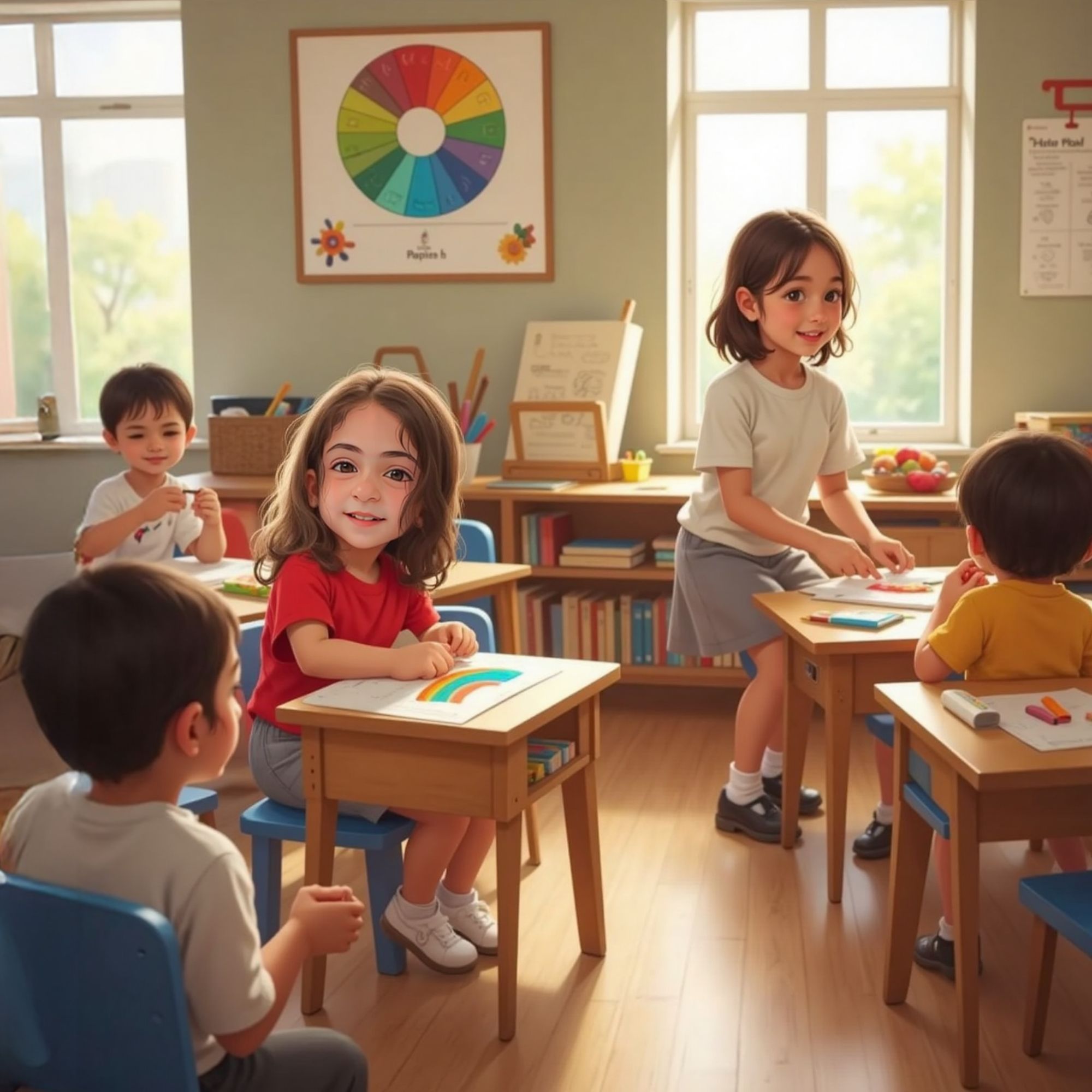 لوحة قوس قزح