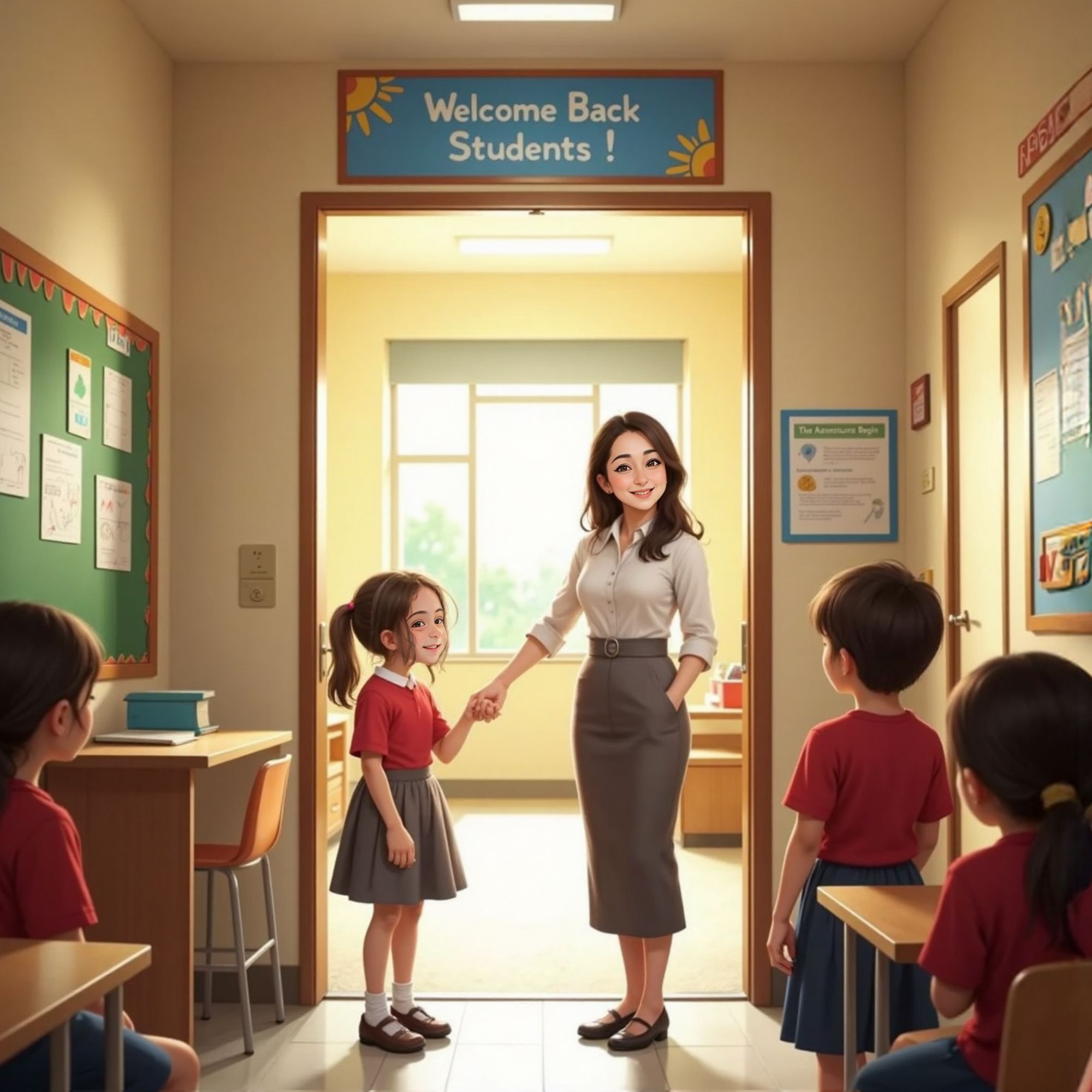 لقاء المعلمة الأولى