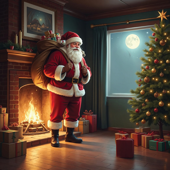 زيارة بابا نويل السحرية