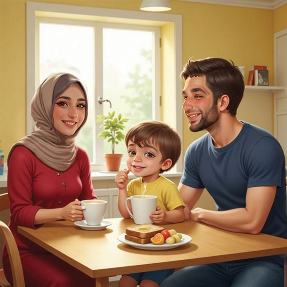 فطور صحي وحماس للعب