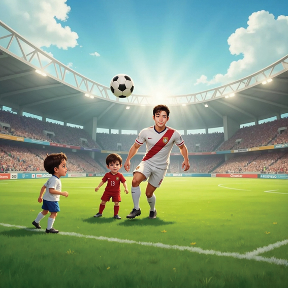 مشاهدة النجوم تتدرب