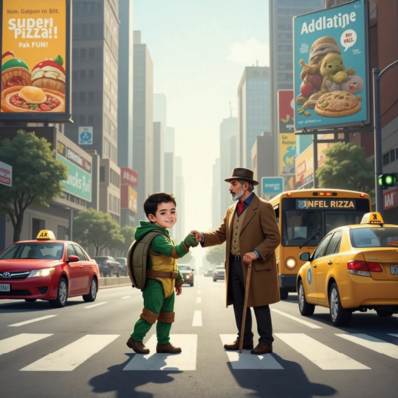 سلاحف النينجا… مساعدة بسيطة بلمسة بطل