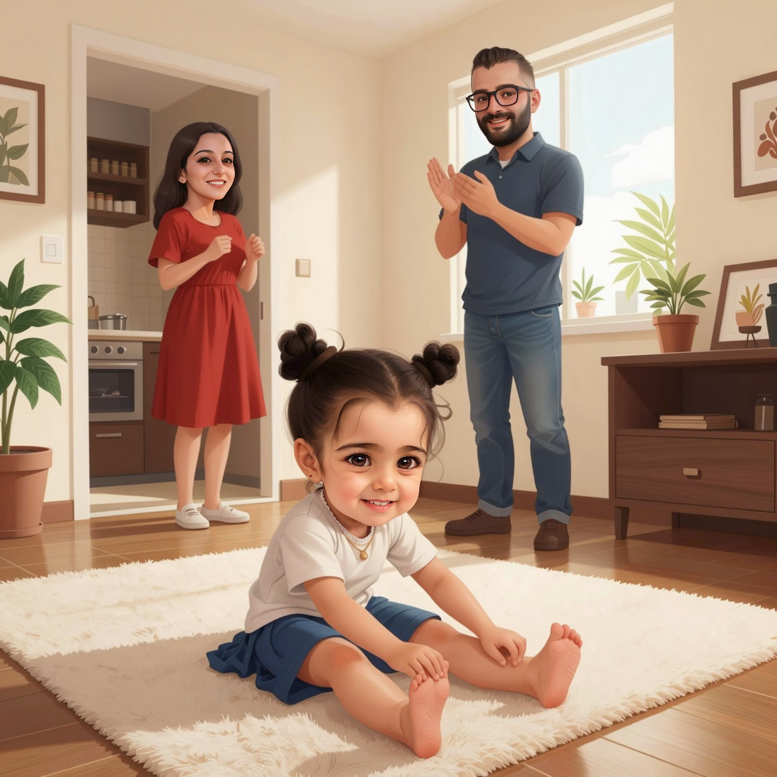 الشَّقْلَبَةُ فِي المَنْزِلِ